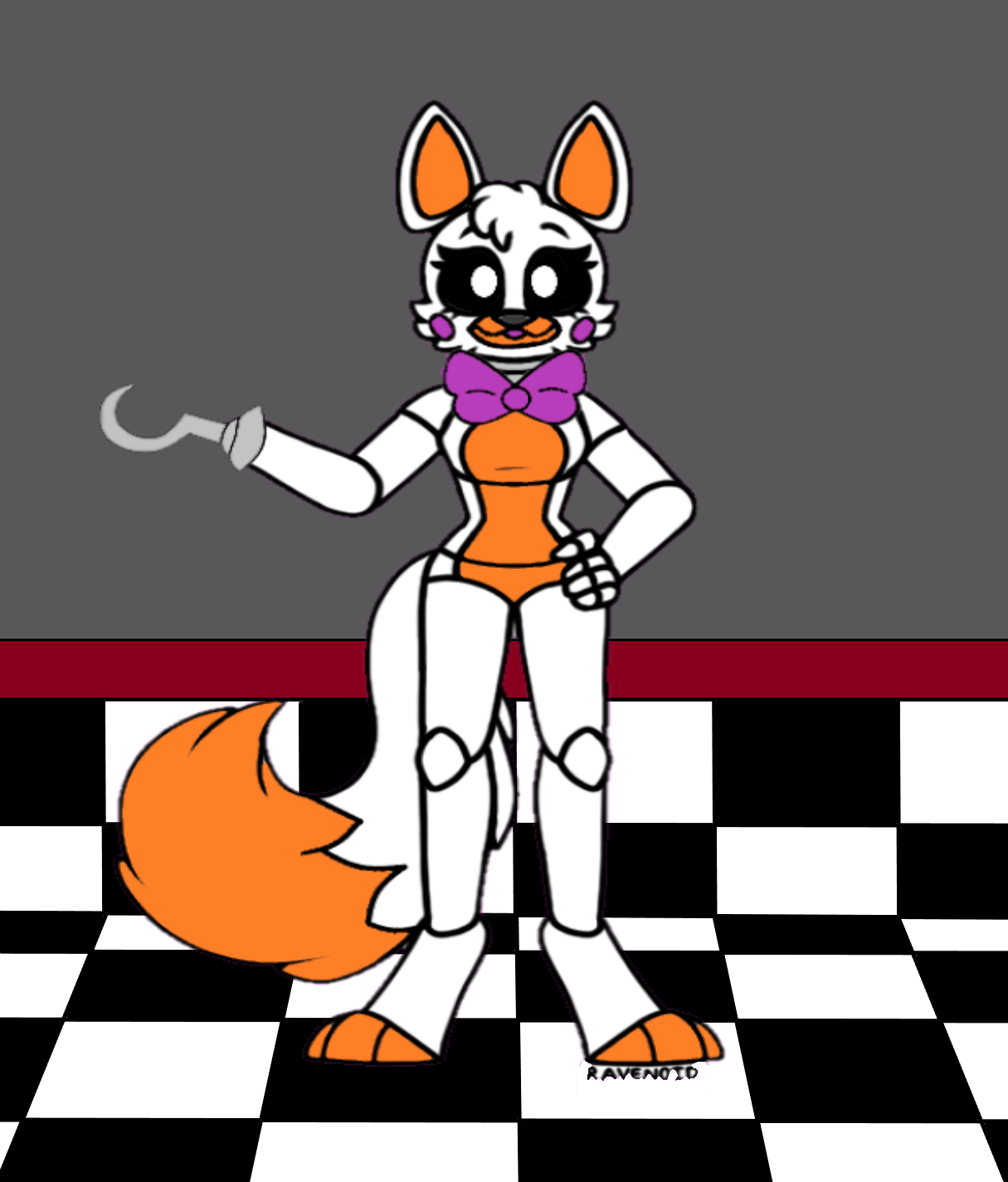 OC] made fanart of Lolbit! : r/fivenightsatfreddys