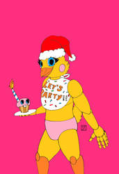 Christmas Toy Chica (Digital Alt.) by Mlgpirate01