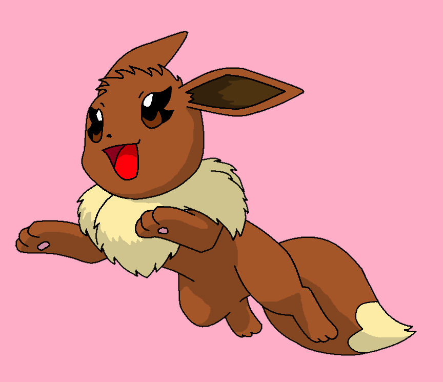 Jumping Eevee Female Base By Shadowwolfbases By Mlgpirate01 On