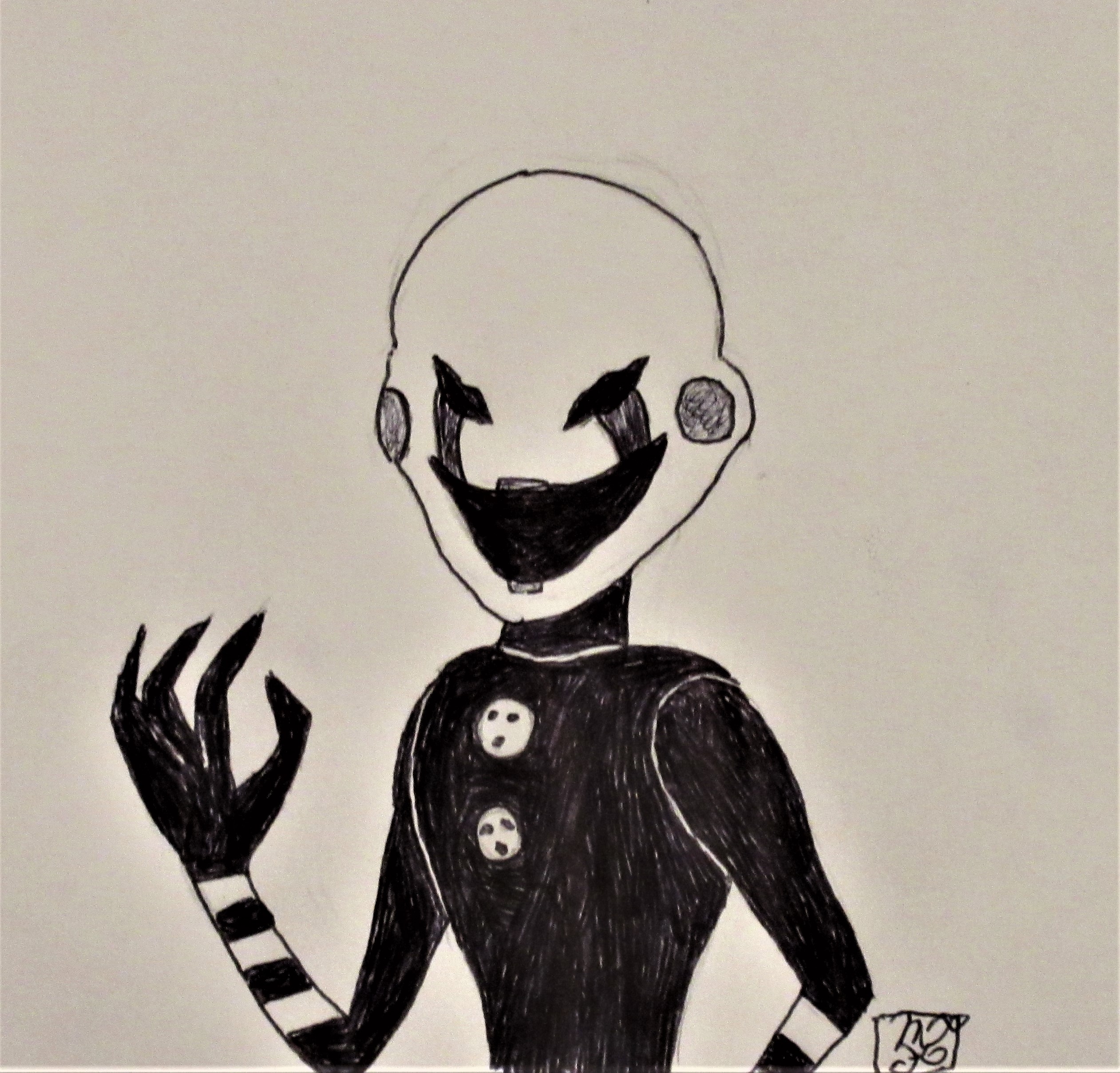 Puppet Ink Drawing by Mlgpirate01 on DeviantArt