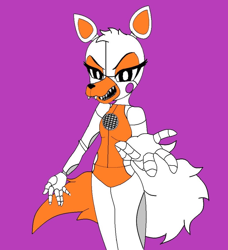 Lolbit FNaF - Fanart Funtime Purple Chica - Illustrations ART street