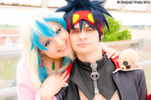 Simon e Nia Tengen Toppa Gurren Lagann