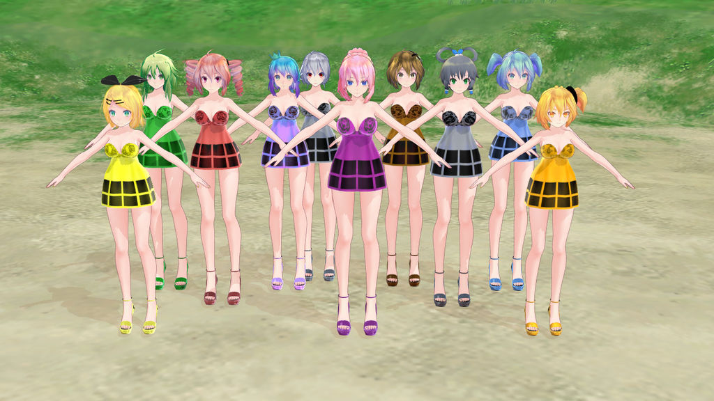 Tda Style 123 Dress ten pack dl by MikuPirate on DeviantArt