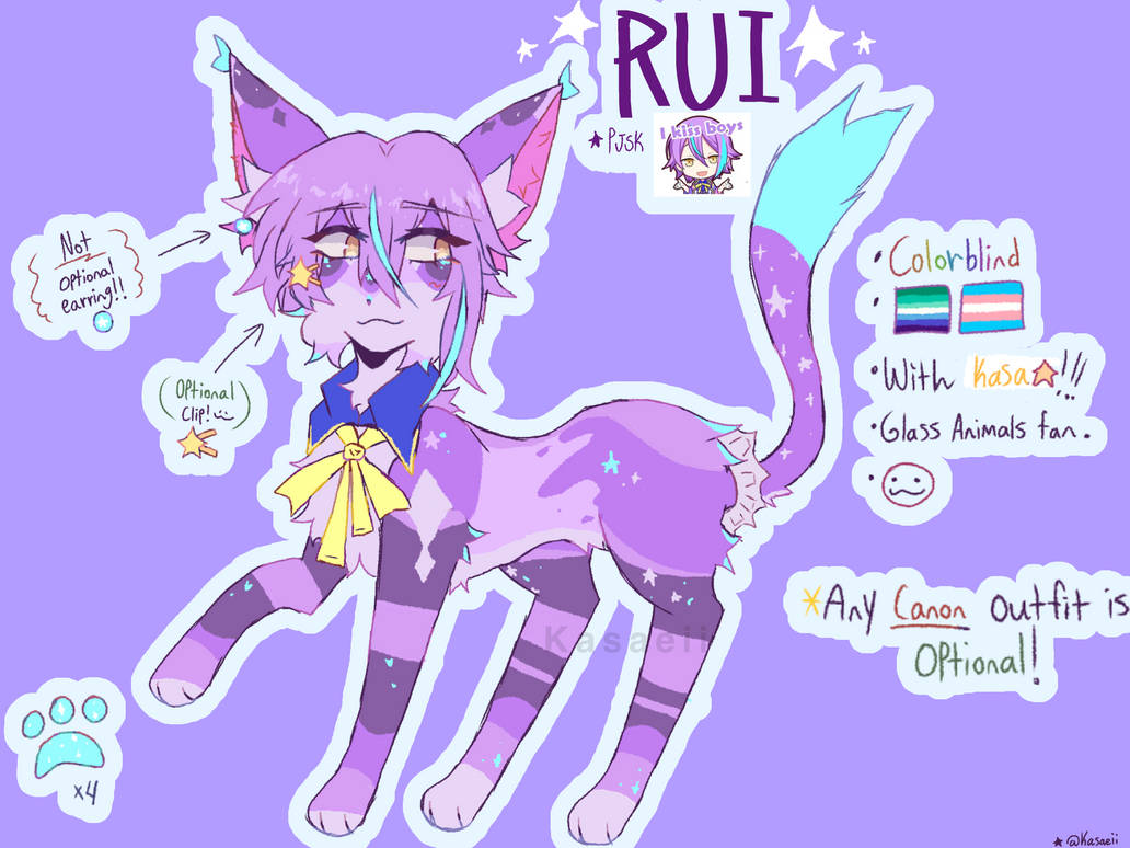 Bandez Rui Rui PJSK cat ref by Kasaeii on DeviantArt