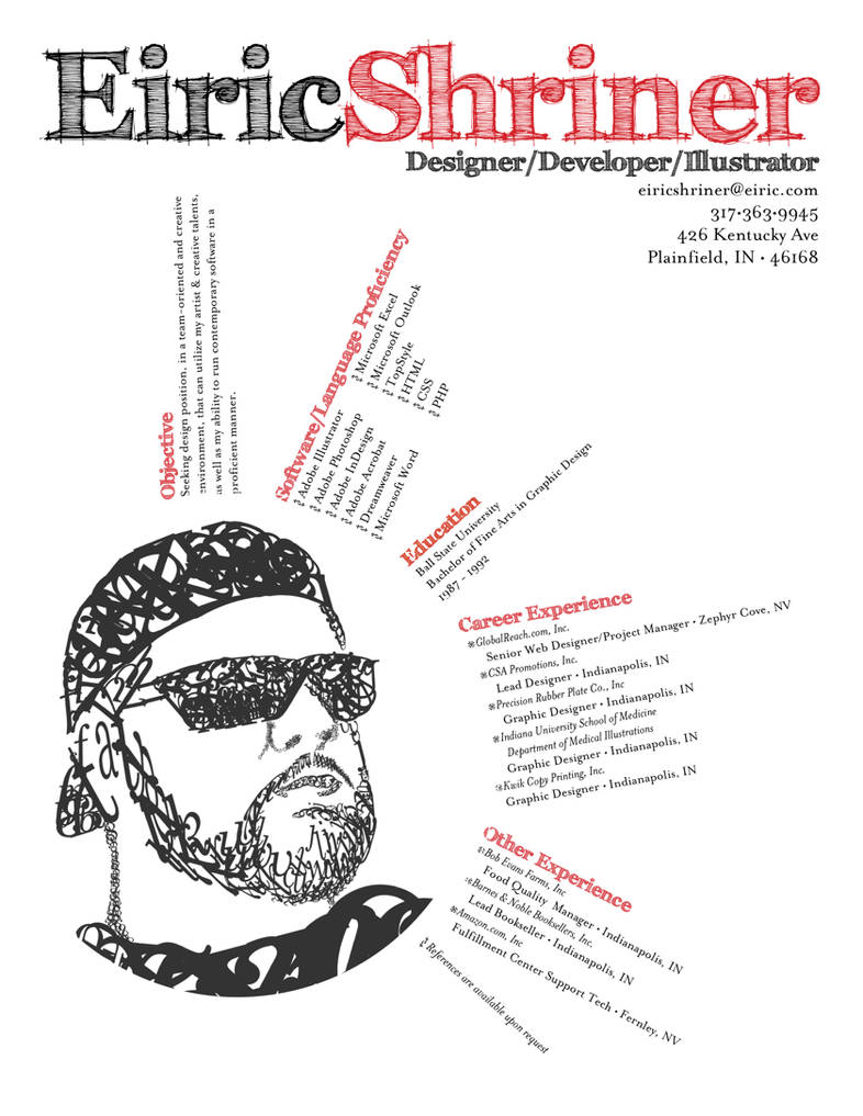 My Resume By Eshriner On Deviantart