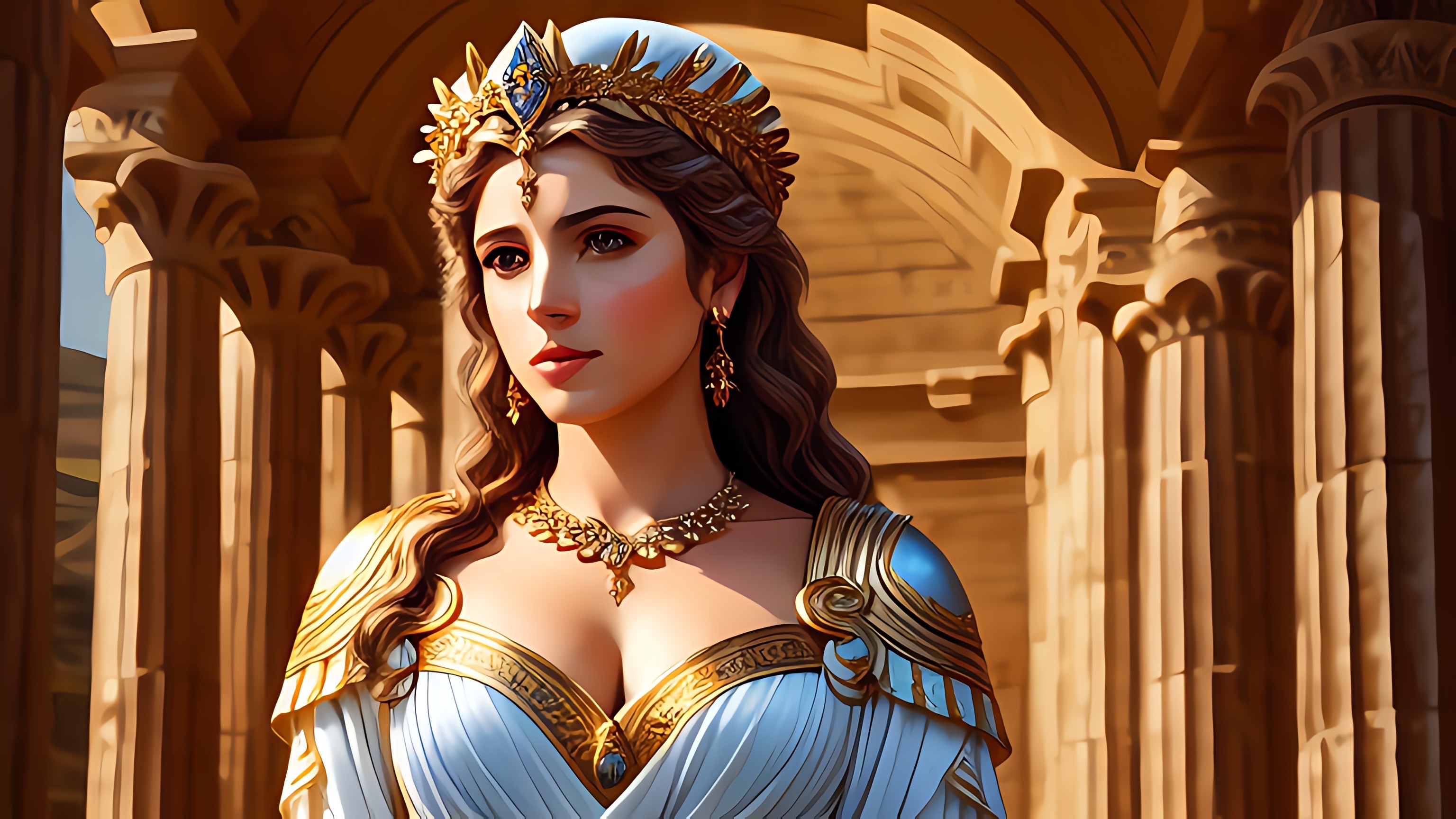 Greek Queen Deviantart Ancient Queen by greenerwithenvy on DeviantArt