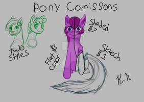 Pony Commission Sheet Price(outdated)