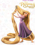 Rapunzel brush her hair