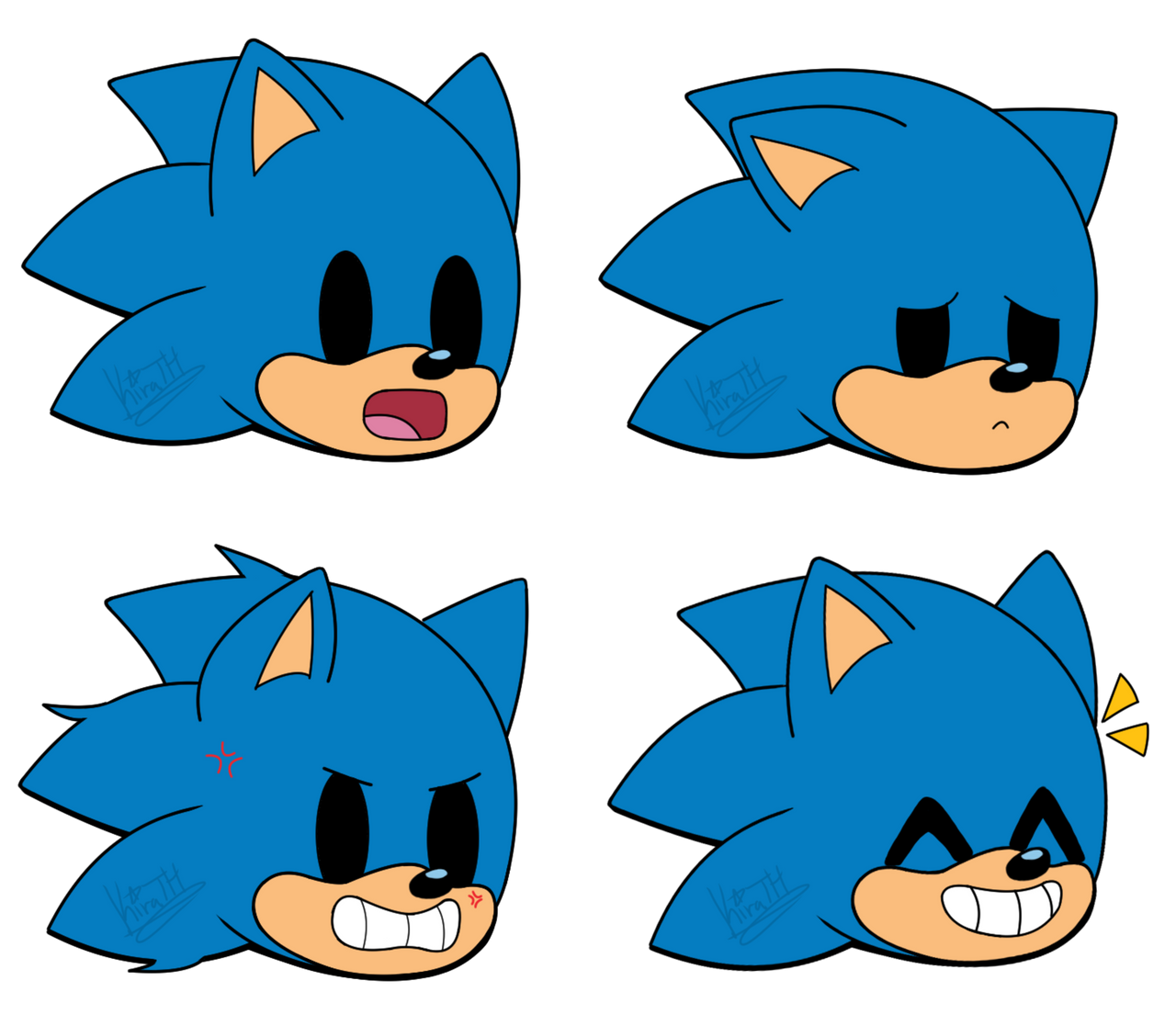 Sonic Stickers by KiraTheHedgehog01 on DeviantArt