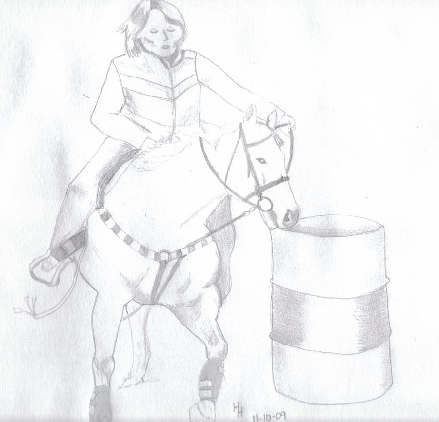 Barrel racing by horsin-around on DeviantArt