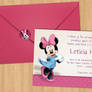 Convite aniversario pink Lele