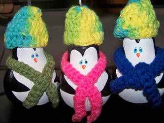 Penguin Christmas Ornaments 