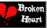 Broken Heart Stamp