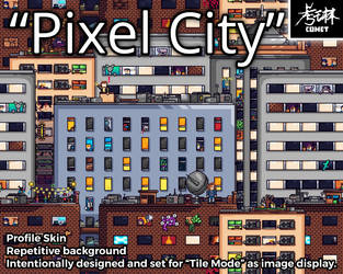 Profile Skin Tile: Pixel City