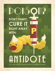 Antidote advertising poster