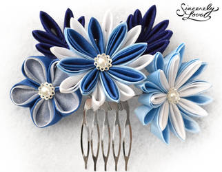 Winter Stars Kanzashi