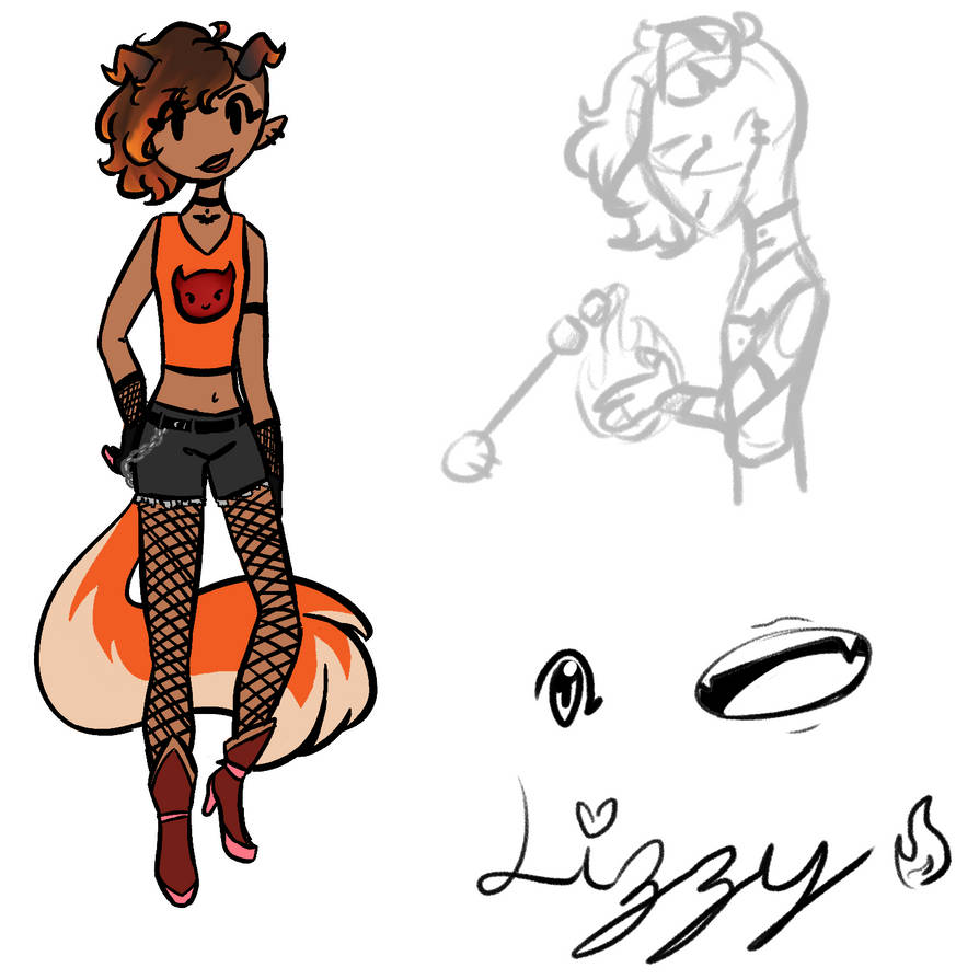 Updated Lizzy Ref by SourLilCitrusFruit on DeviantArt