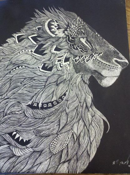 tribal lion