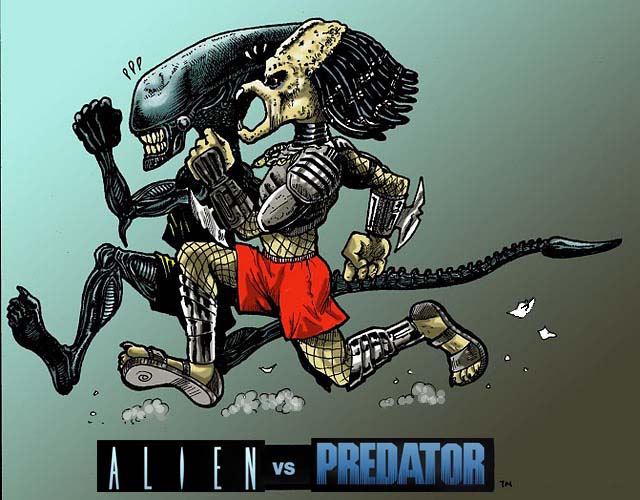 Predator vs. Alien by timswit on DeviantArt