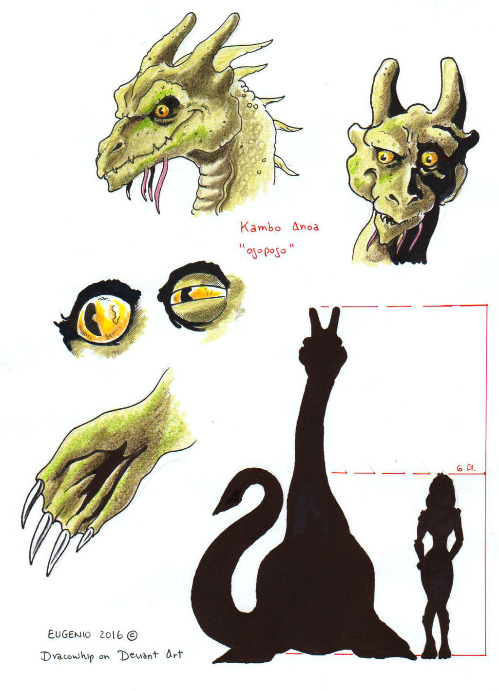 Cryptids sheet 05 Ogopogo by Dracowhip on DeviantArt