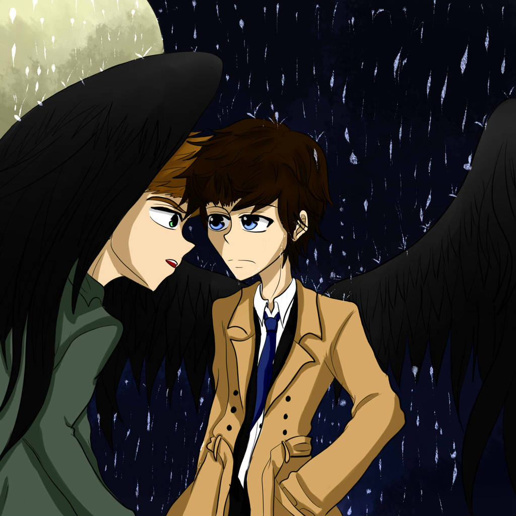 In the rain by chibi-nao15