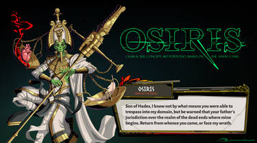 Custom Osiris Explore the Best Osiris Art | DeviantArt