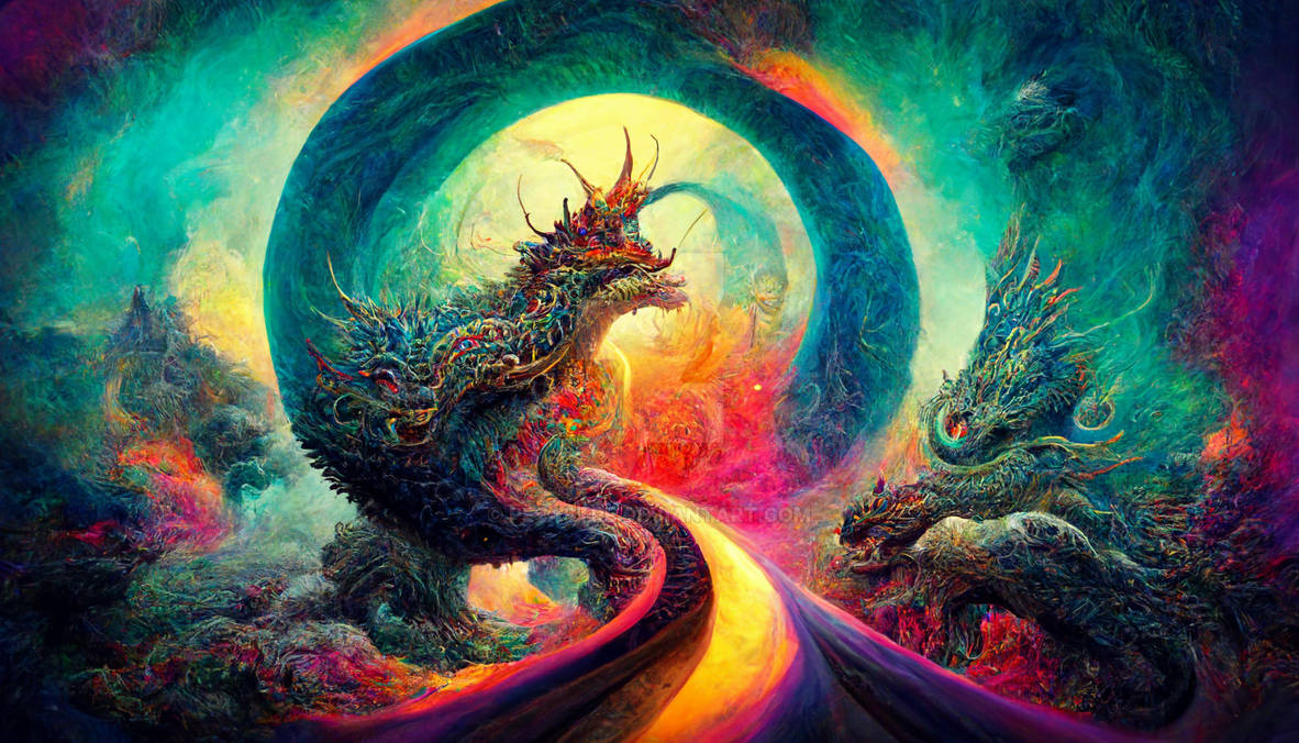 Multiversal Dragon by pesastre on DeviantArt