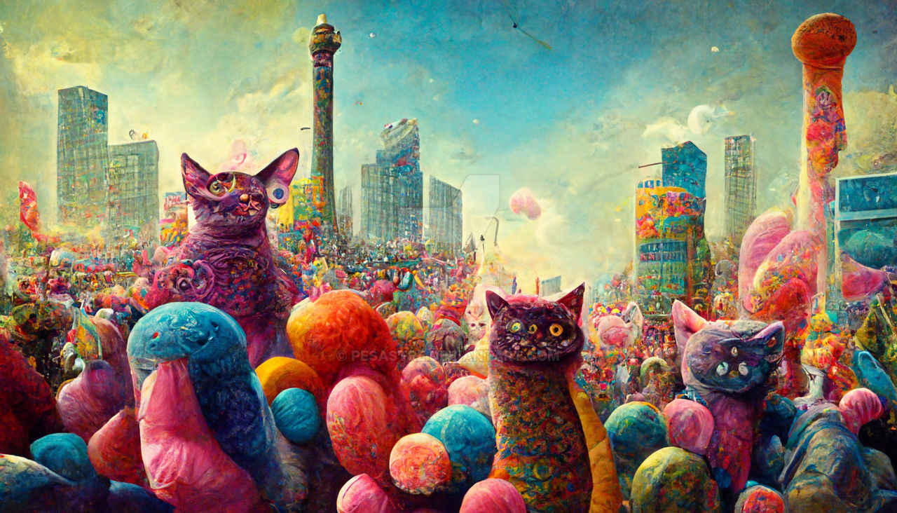 Cat Rave by pesastre on DeviantArt