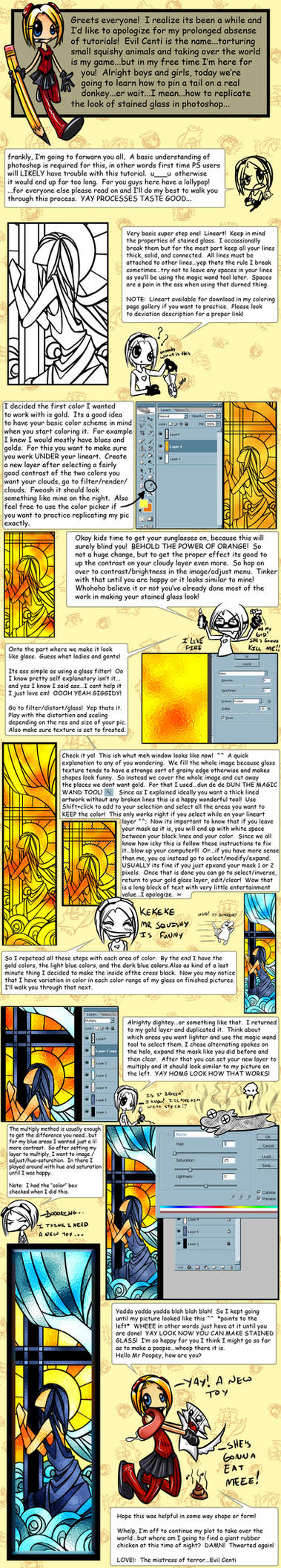 Digital Stained Glass Tutorial by BananAdopt on DeviantArt