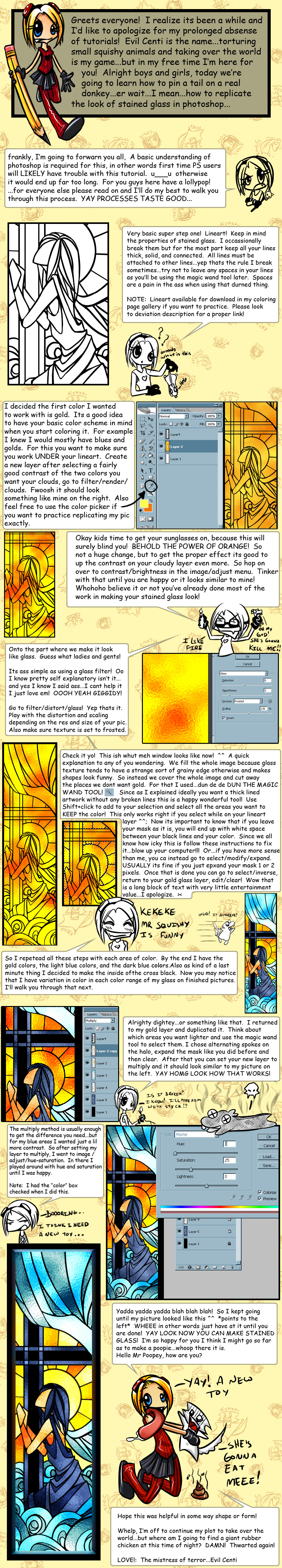 Digital Stained Glass Tutorial by BananAdopt on DeviantArt