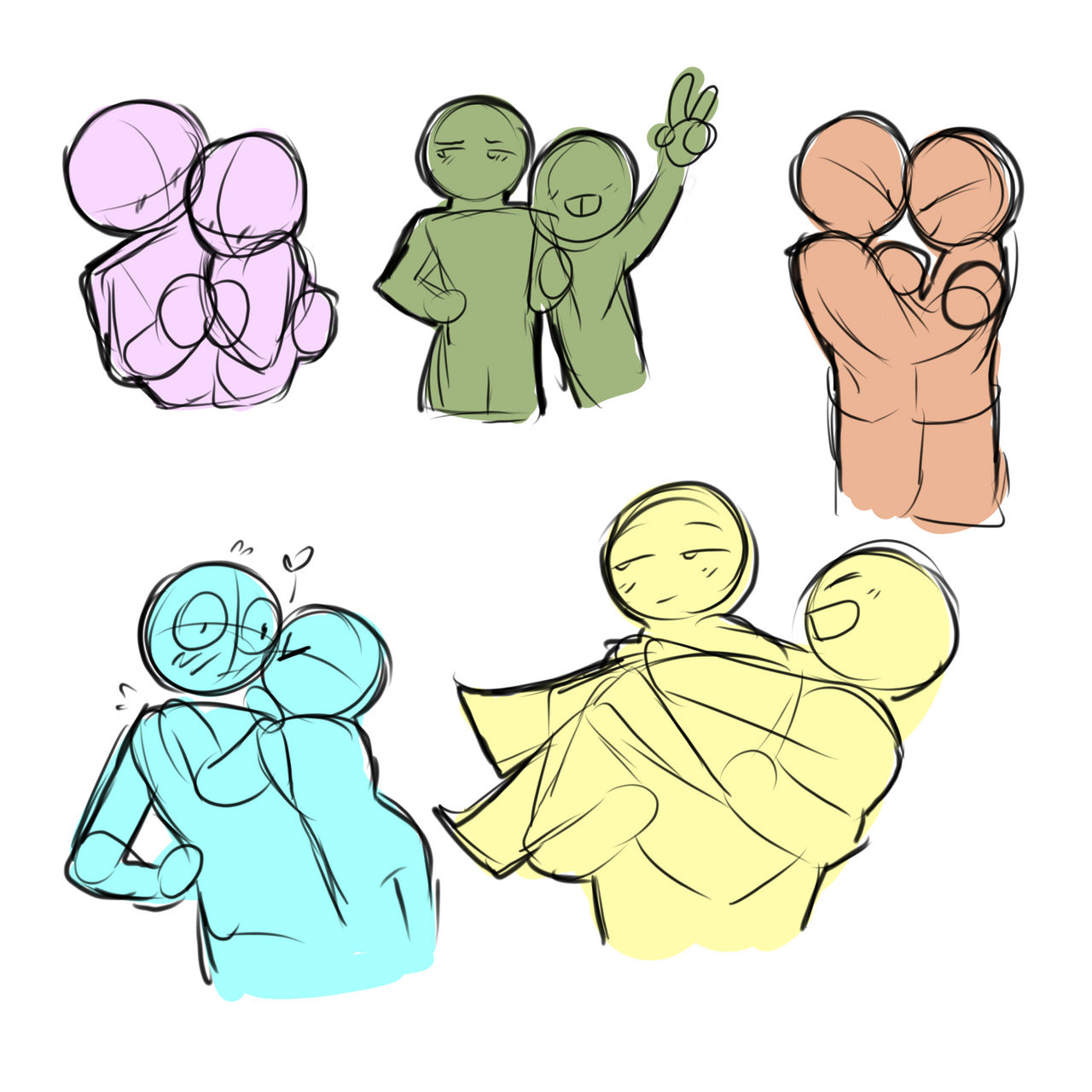 Chibi Couple Poses By Jupiteramore On DeviantArt chibi-couple-poses-by-jupiteramore-on-deviantart