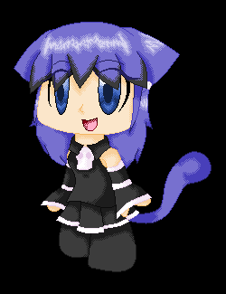 Amethyst the Cat .:Pixel + Humanized:.