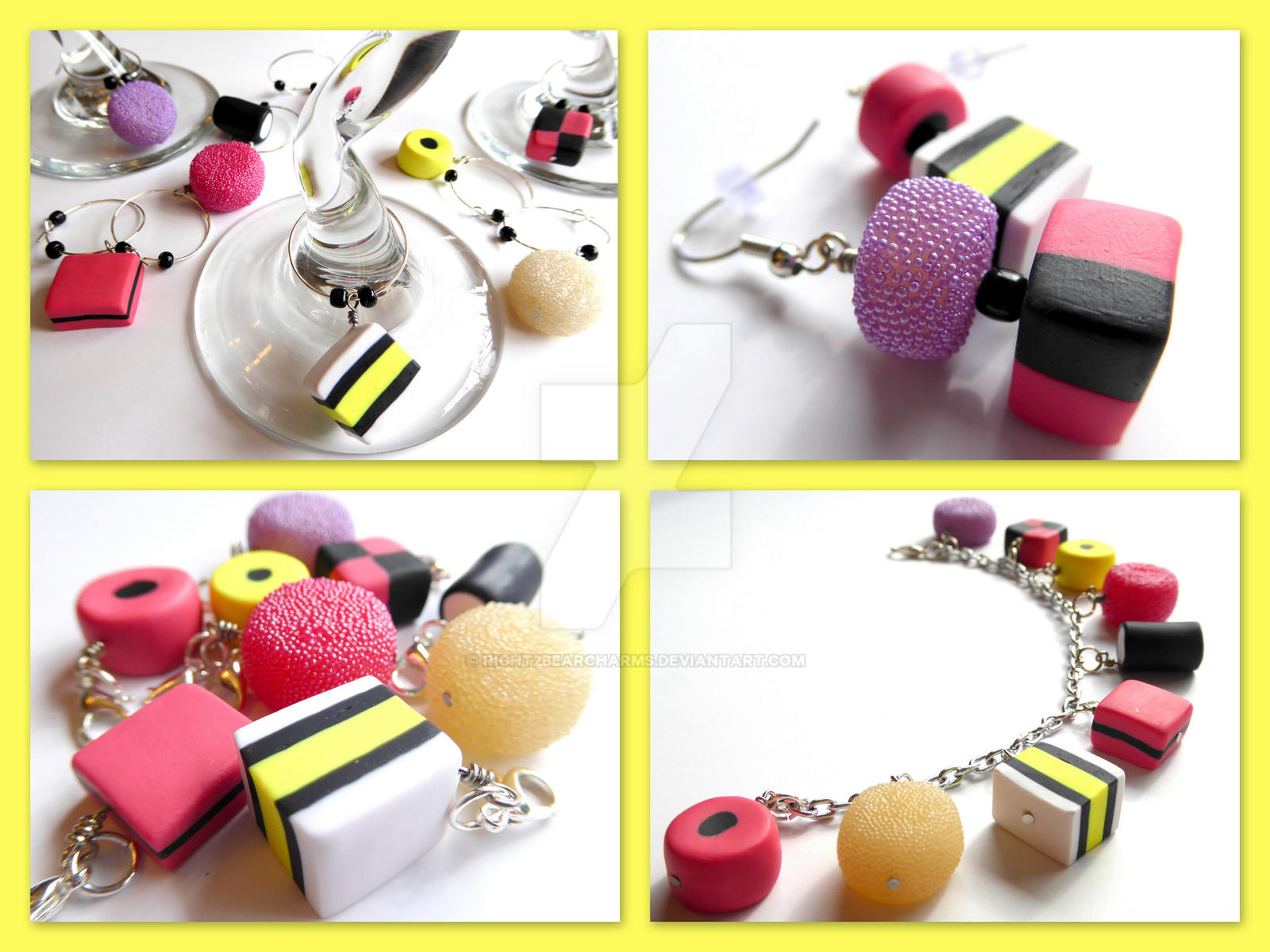 Liquorice Allsorts Charm Jewelry