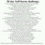30 Day Self-harm Challenge.