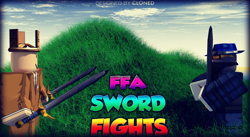 Ffa Sword Fights First Game Thumbnail By Clonedgfx On Deviantart - how to make a sword fighting game in roblox