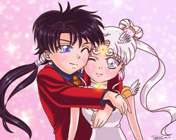 Chibi Seiya and Cosmos