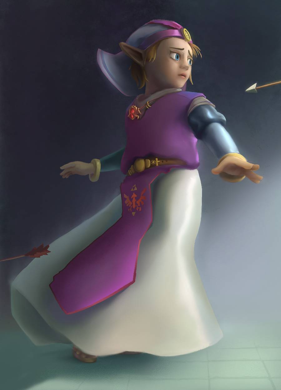 Ocarina of Time - Princess Zelda by deryer on DeviantArt