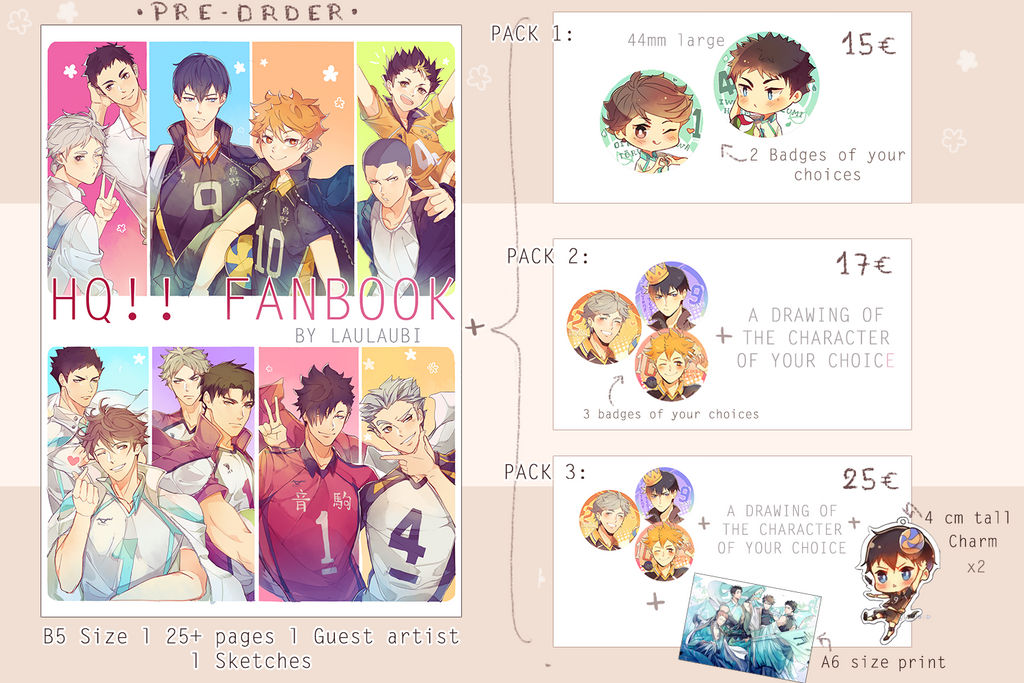 PRE ORDER HAIKYUU!! FANBOOK OPEN