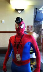 Spider Man Wearing a TinyTophat at Anime Southeast