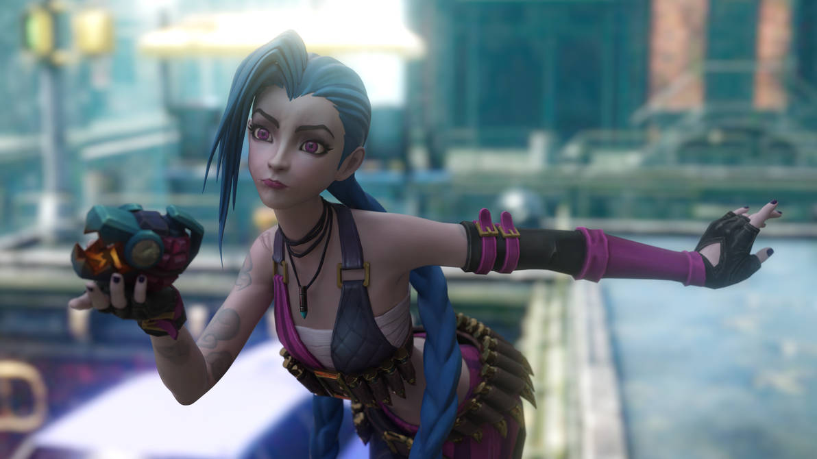 Jinx 3d by Anarkia333 on DeviantArt