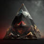 Pyramid Quartz Black And Red  Eye Inside9
