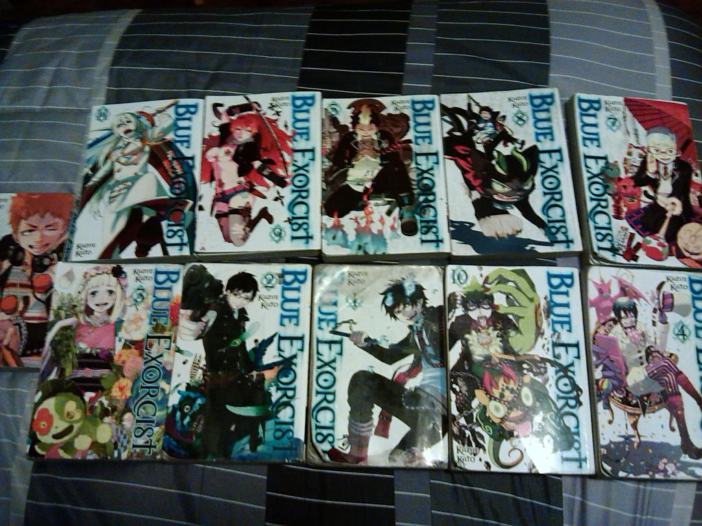 All my Blue Exorcist Books by Crimson-Exorcist on DeviantArt