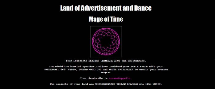 Mwahahahahaha I'm the Mage of Time