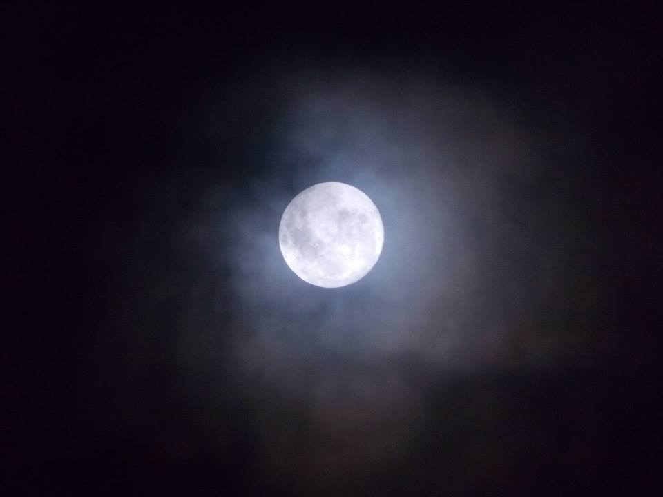 Moon and clouds 3