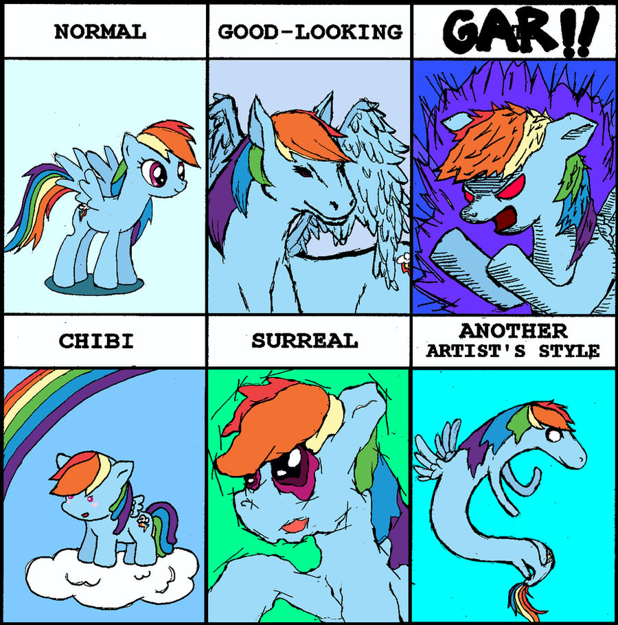 Rainbow Dash Style Meme