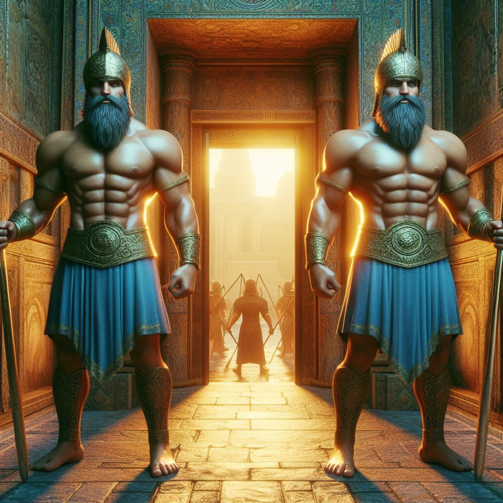 Temple Guard Rune Wizard Temple guards by stuartpierce on DeviantArt