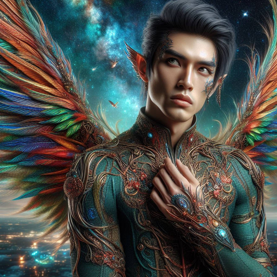 Winged man by stuartpierce on DeviantArt