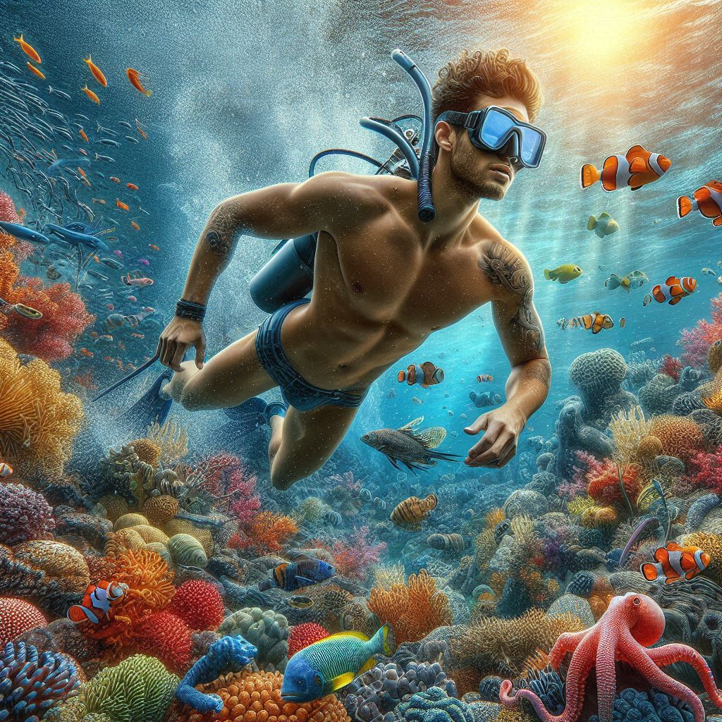 Skin diving #2 by stuartpierce on DeviantArt