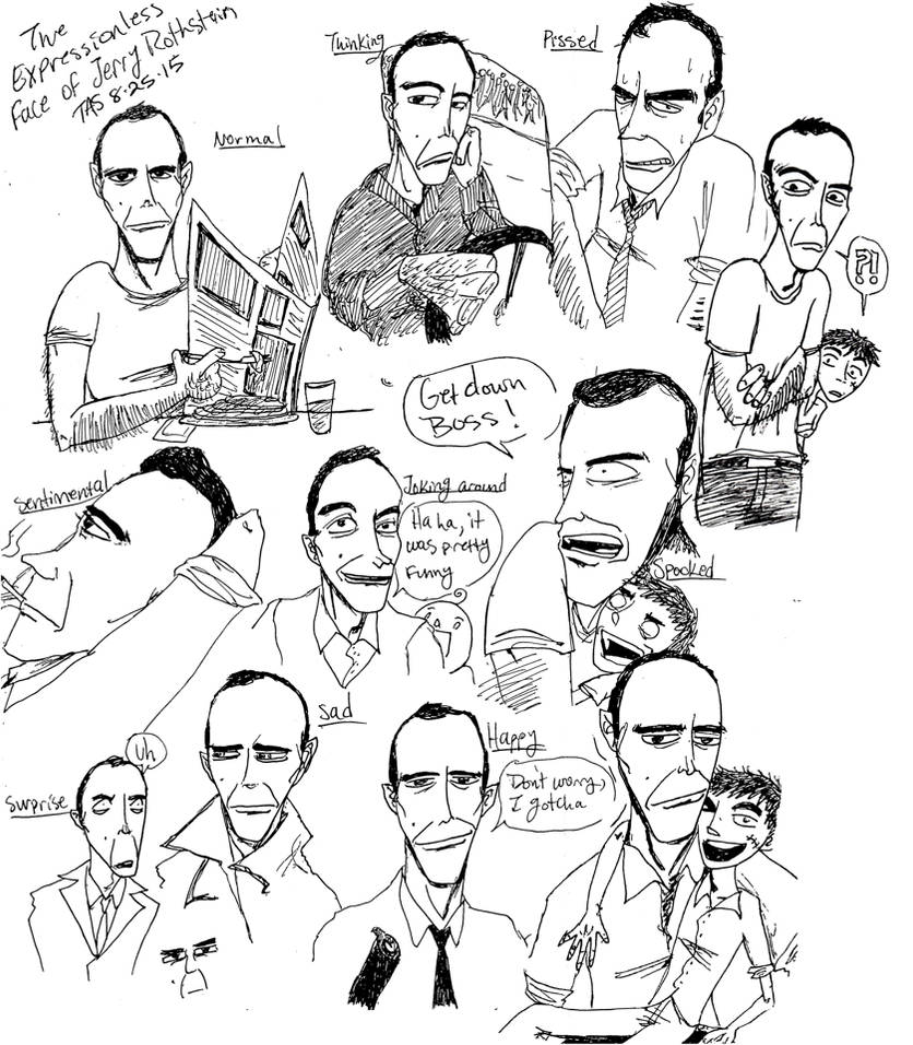 The Expressionless Face of Jerry Rothstein by TAStheResidentArtist on ...