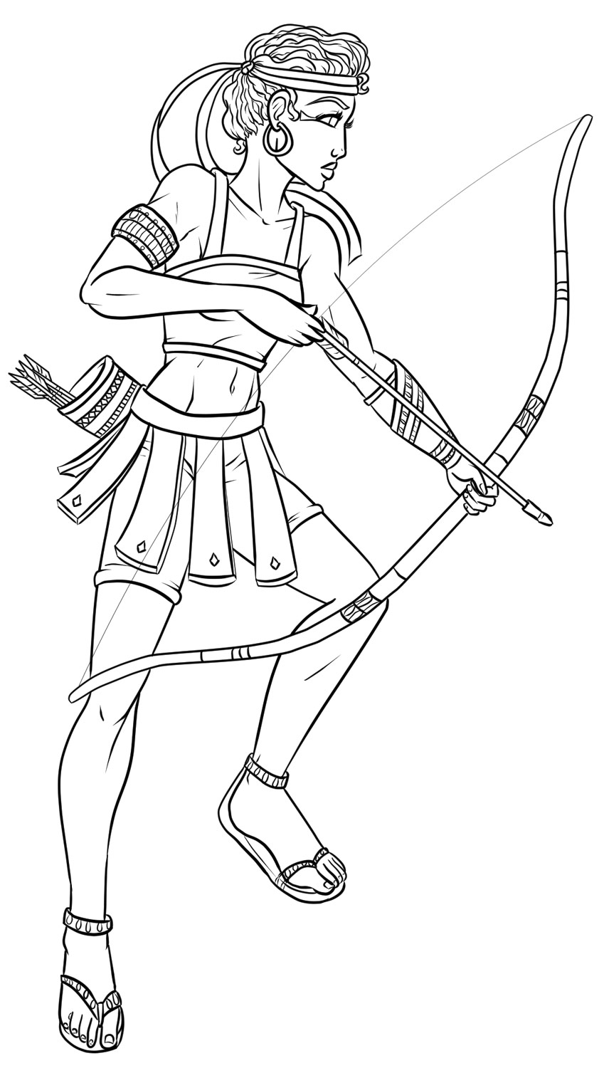 Lady Hunter (Egyptian inspired Ryuutama)